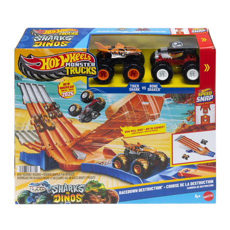 Hot wheels monster trucks monstertrucks racen en slopen