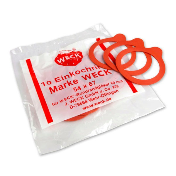 Weck produkter ringe til juiceflaske 54 x 67mm 10 stk
