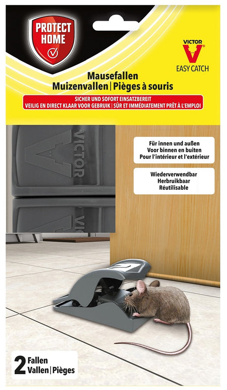 Protect home produkter musefælde sikkert sæt 2 stk