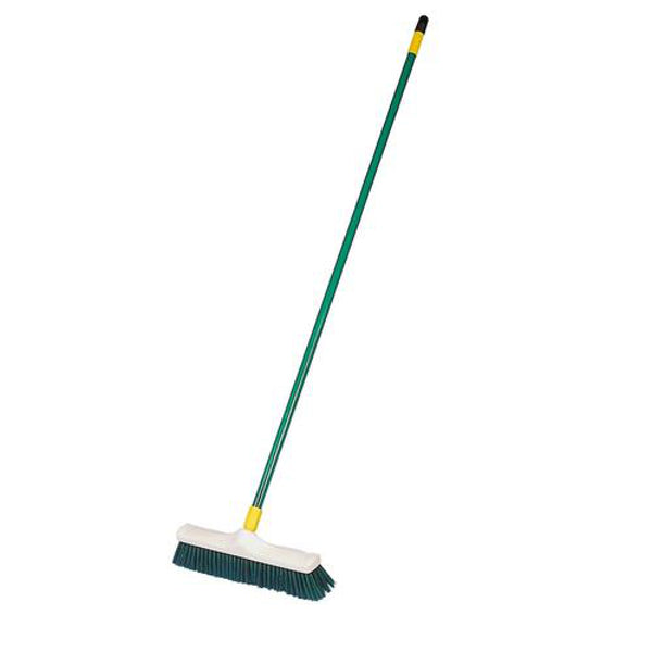 Produkter stabil kost 40cm plast grøn komplet plus metal skaft 150cm