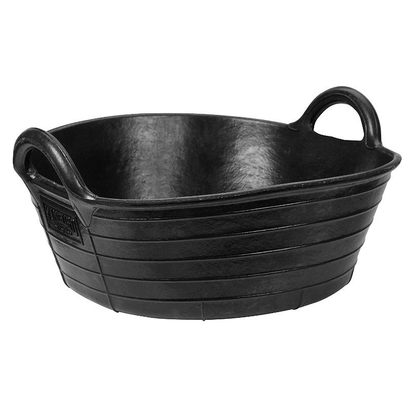Produkter gummi madskål sort 20l