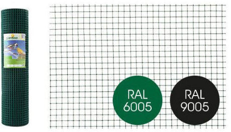 Giardino produkter mesh svejset sort 12 7 0 9 1 02m x 5m