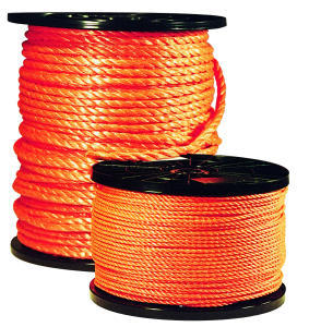 Produktet polyethyleen touw oranje 10mm 200m