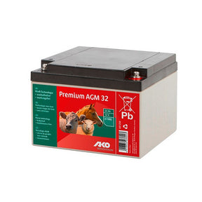 Ako produkter premium agm fleece batteri 32 ah