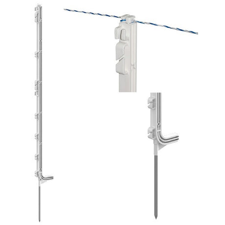 Ako produkter premium plaststang hvid 107cm 5 stk