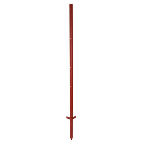 Ako produkter vinkel stålstolpe malet rød 3mm 165cm 10 stk