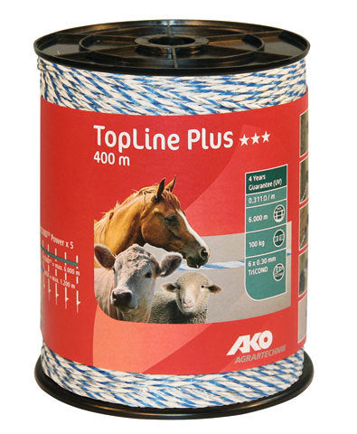 Ako produkter topline plus elhegn hvid blå 3x0 30 tricond 400m