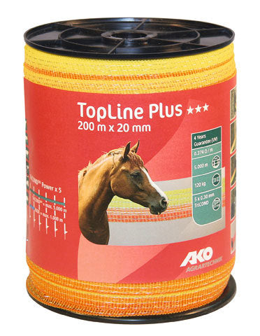 Ako produkter topline plus skræmmetape gul orange 2cm 200m