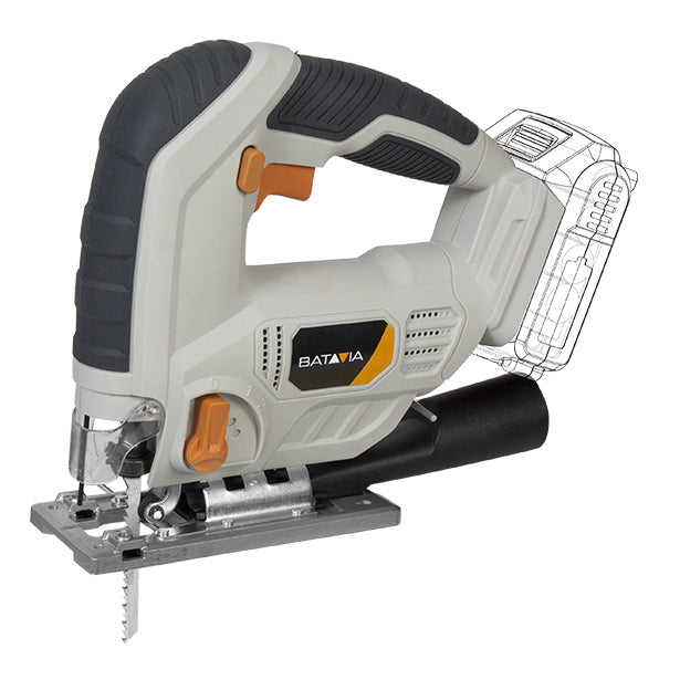 Batavia produkter maxxpack 18v batteri stiksav krop