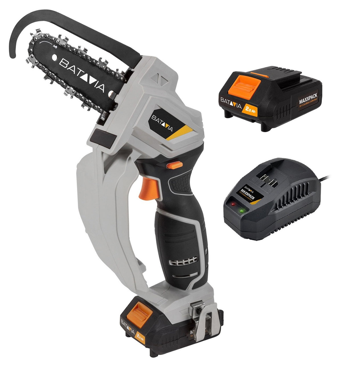 Batavia produkter nexxsaw motorsav maxxpack 18v plus2ah batteri plus oplader