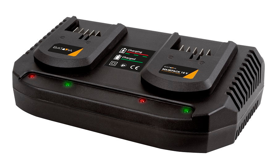 Batavia produkter maxxpack 18v duo oplader 2 x 3 5ah