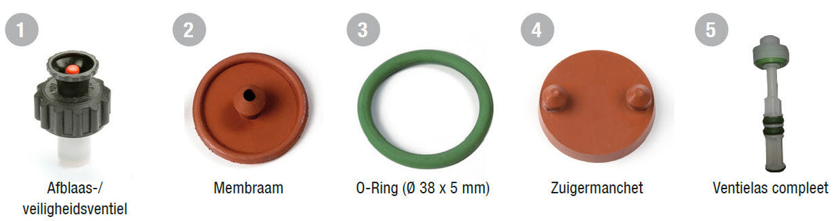 Gloria 1072454 - Viton konverteringssæt syrer til prima 3-5 primex comfort5 | 1 stk