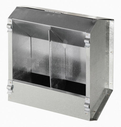 Kerbl produkter automatisk foder til kaniner 2 rum lavet af metal 3l