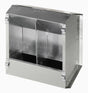 Kerbl produkter automatisk foder til kaniner 2 rum lavet af metal 3l