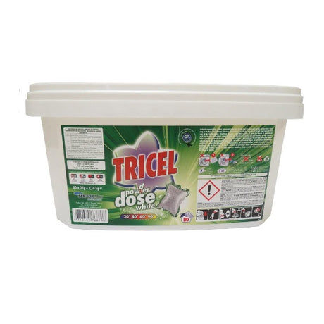Tricel produkter power dosis hvid 80x27gr