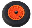 Fort produkter hjul 4 80 4 00x8 2-lags dæk plastic fælg orange aksel 13cm