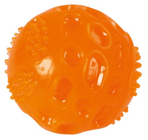 Produkter bold legetøj knirkende orange 7 5cm