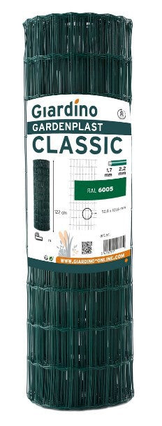 Giardino produkter mesh haveplast klassisk grøn 1 22m x 25m
