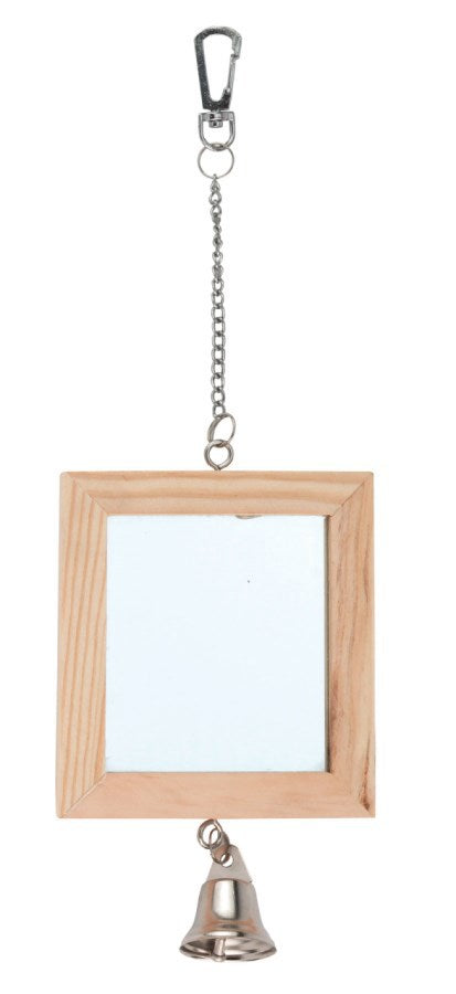 Kerbl produkter dobbelt spejl l 8 5xb 9 5cm med klokke