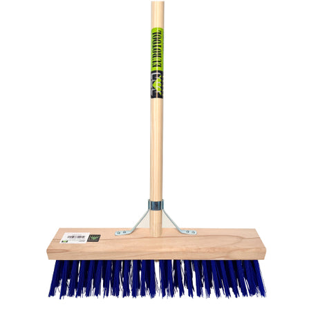 Mm Eurotool staldkost PVC blå 45cm FSC skaft 150cm pindeholder
