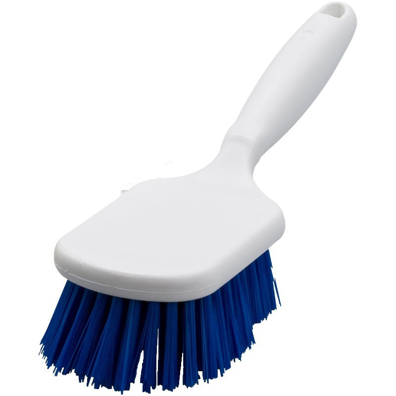 Falconbrush produkter hygiejne håndbørste kort skaft 25cm blå