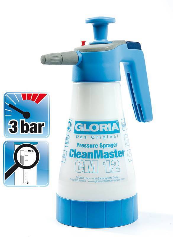 Gloria produkter håndtryksprøjte clean master cm12 1 25 liter