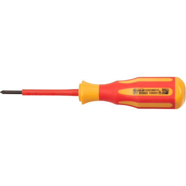 Connex produkter skruetrækker kryds pz1 80mm isoleret 1kv