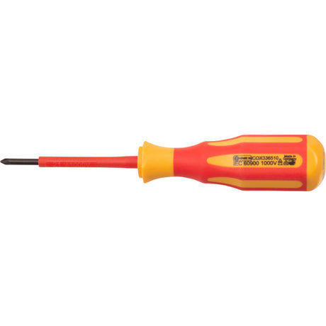 Connex produkter skruetrækker kryds pz1 80mm isoleret 1kv
