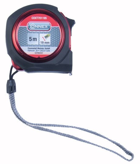 Connex målebånd 5m abs 19mm euro kalibrering - coxt701195