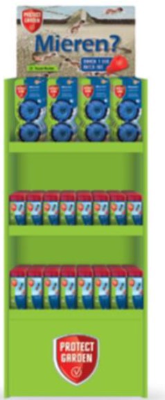 Beskyt haveprodukter display fastion ko combi display