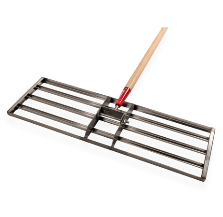 Polet producten egalisatiehark rvs 800 x 250mm compleet met steel 150cm