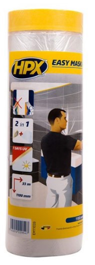 Hpx produkter let masketape folie fin linje 1100mm x 33m