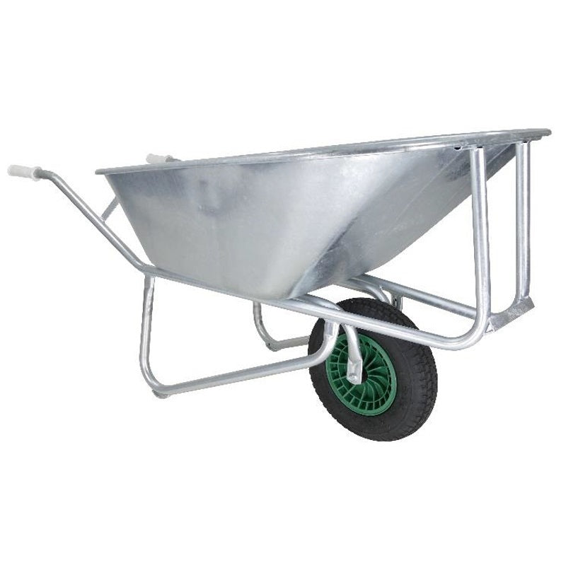 Fort produkter trillebør 230l stålbeholder galvaniseret bund