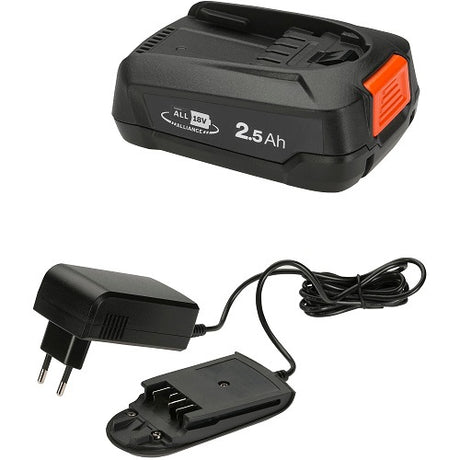 Gardena produkter startsæt p4a qcplus2x2 5ah batterier plus oplader