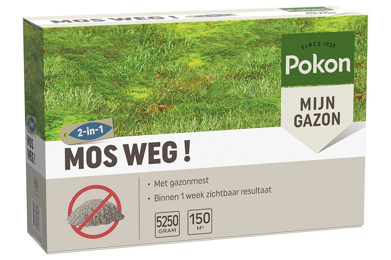 Pokon produkter mos væk 150 m2 5250 gr