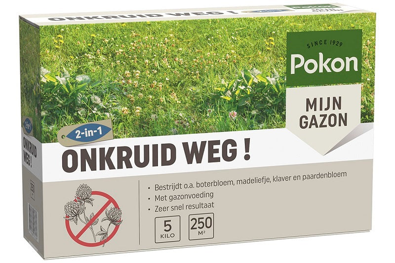 Pokon produkter luger 5 kg 250 m2 væk