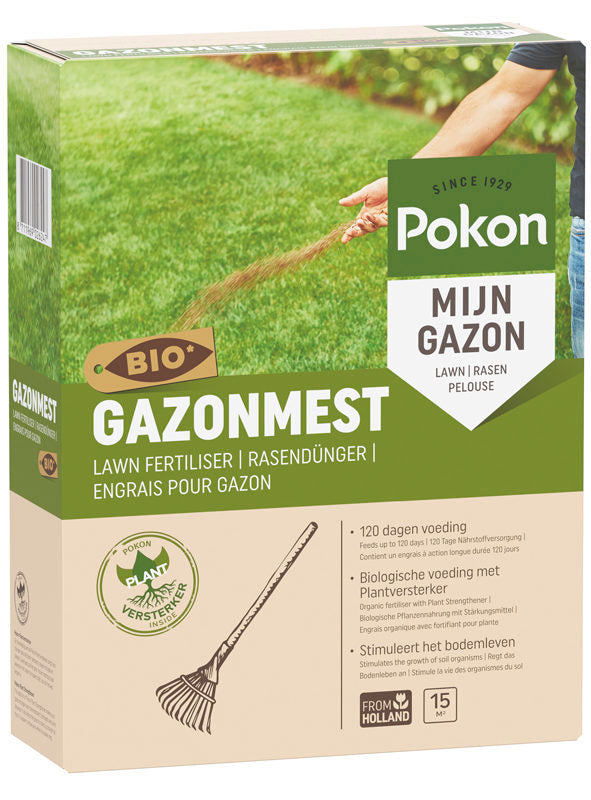 Pokon produkter bio plænegødning til 15m2 1kg