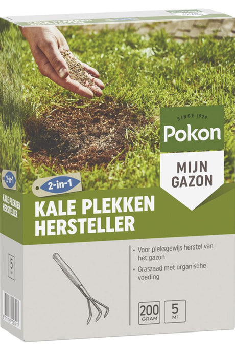 Pokon produkter græsfrø skaldede pletter reparatør 200gr