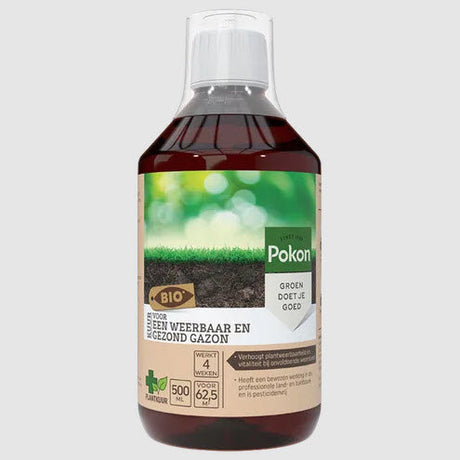 Pokon produkter biobehandling til spændstig og sund græsplæne 500ml