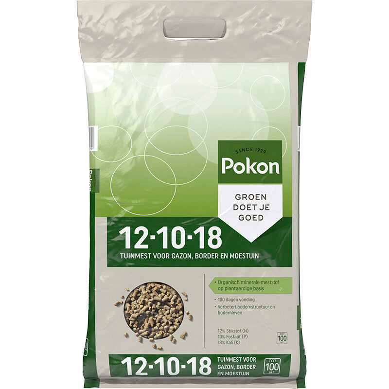 Pokon produkter havegødning 12 10 18 6 75kg organisk mineral