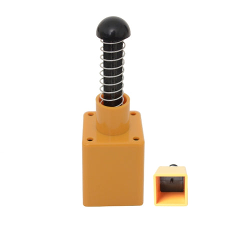 Produkter grydepresse plast gul 4x4cm