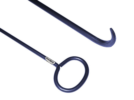 Den hvide produkter mandehulskrog 750 x 16mm med hvid krølle