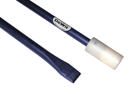 De hvide produkter slagjern 1400 x 28 mm med nylonhætte 60 mm dewhite