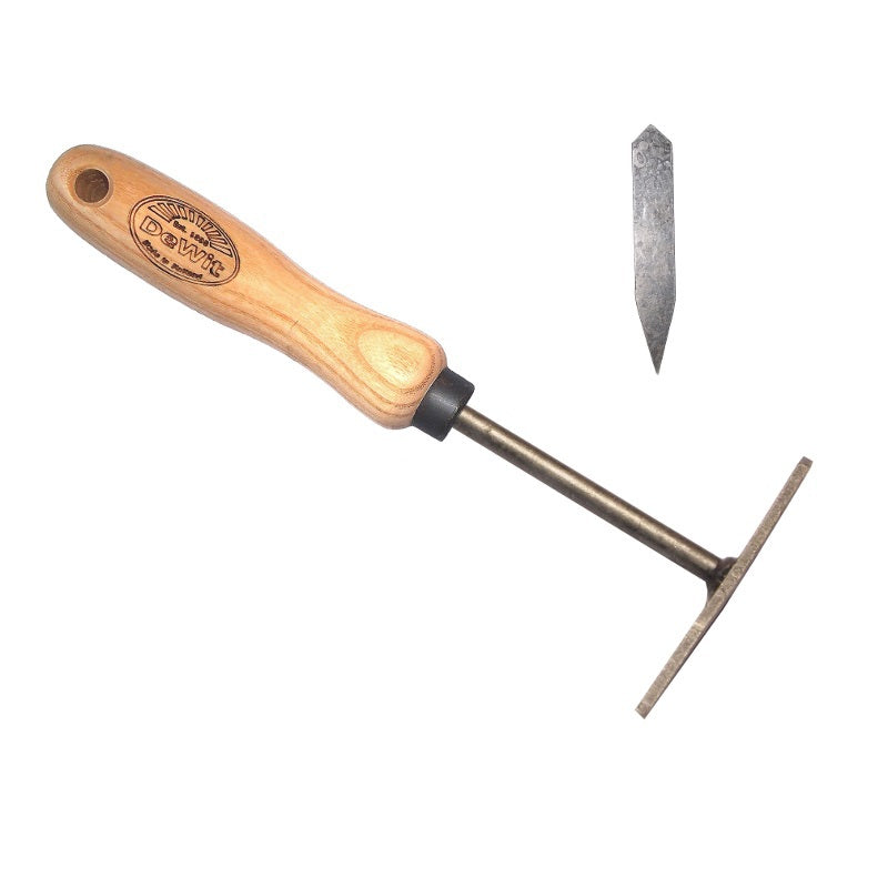 De hvide produkter ukrudtsskraber askehåndtag 14 cm den hvide