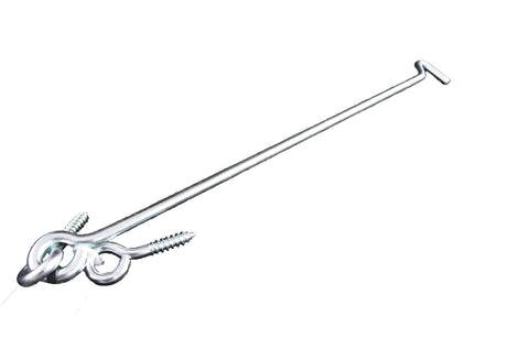 Waelbers producten windhaak l 400mm gegalvaniseerd plus los oog
