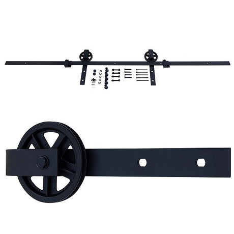 Waelbers producten hangrolset wiel met rail in 1 lengte 2000mm