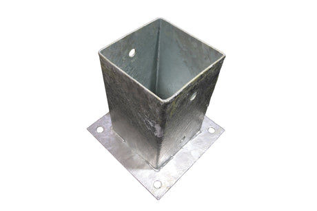 Waelbers produkter stolpeholder på plade 91mm fv