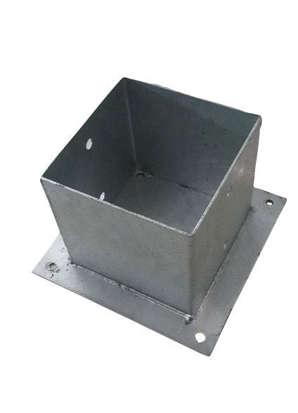 Waelbers produkter stolpeholder på plade 151mm fv