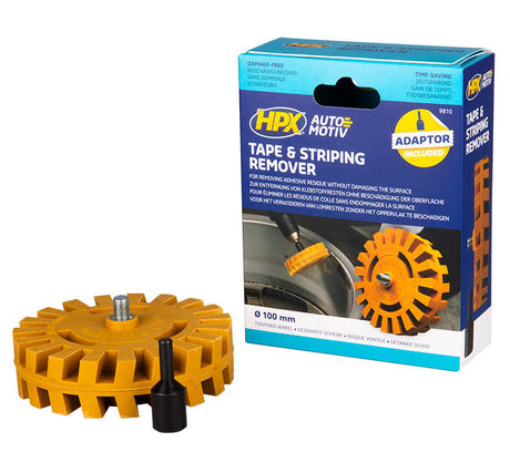 Hpx produkter tape striping remover plast fortandet skive plus aksel