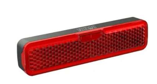 LED baglygtereflektor Buchel Z-Stripe e-cykel 6-48V 80mm Stvzo med bremselys på kortet